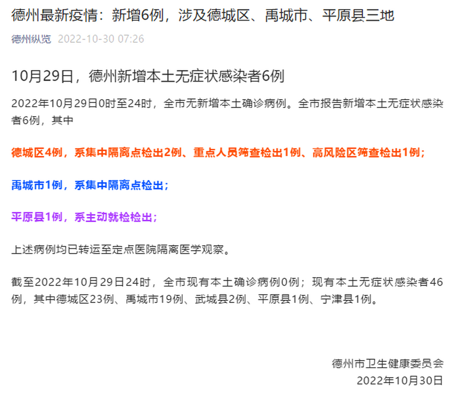 山东德州最新疫情报告,这波小波动我们该怎么看? 山东德州最新疫情报告,这波小波动我们该怎么看?